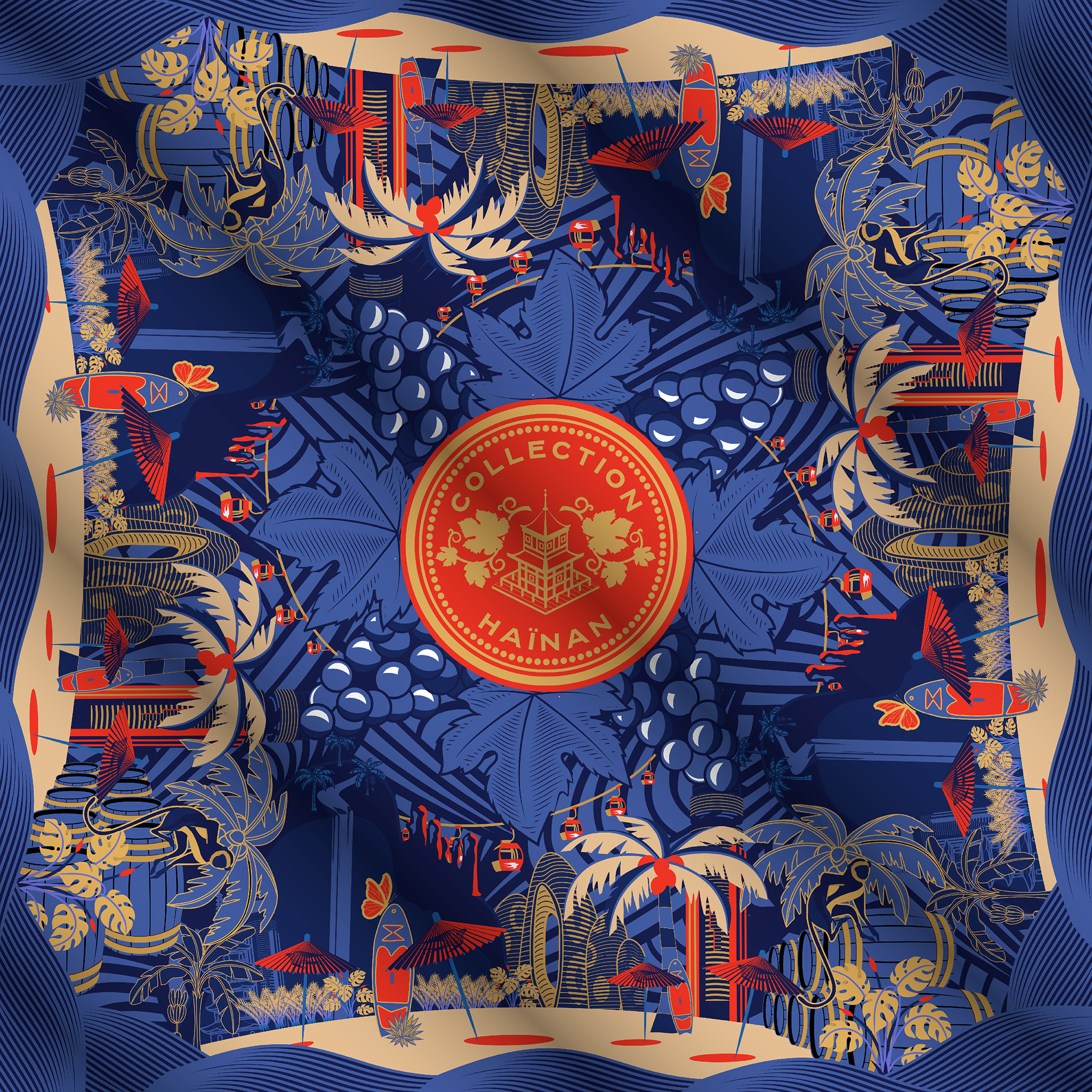 Animation de marque pour Martell à l'occasion de l'ouverture du deuxième flagship de la marque sur l'île d'Hainan.