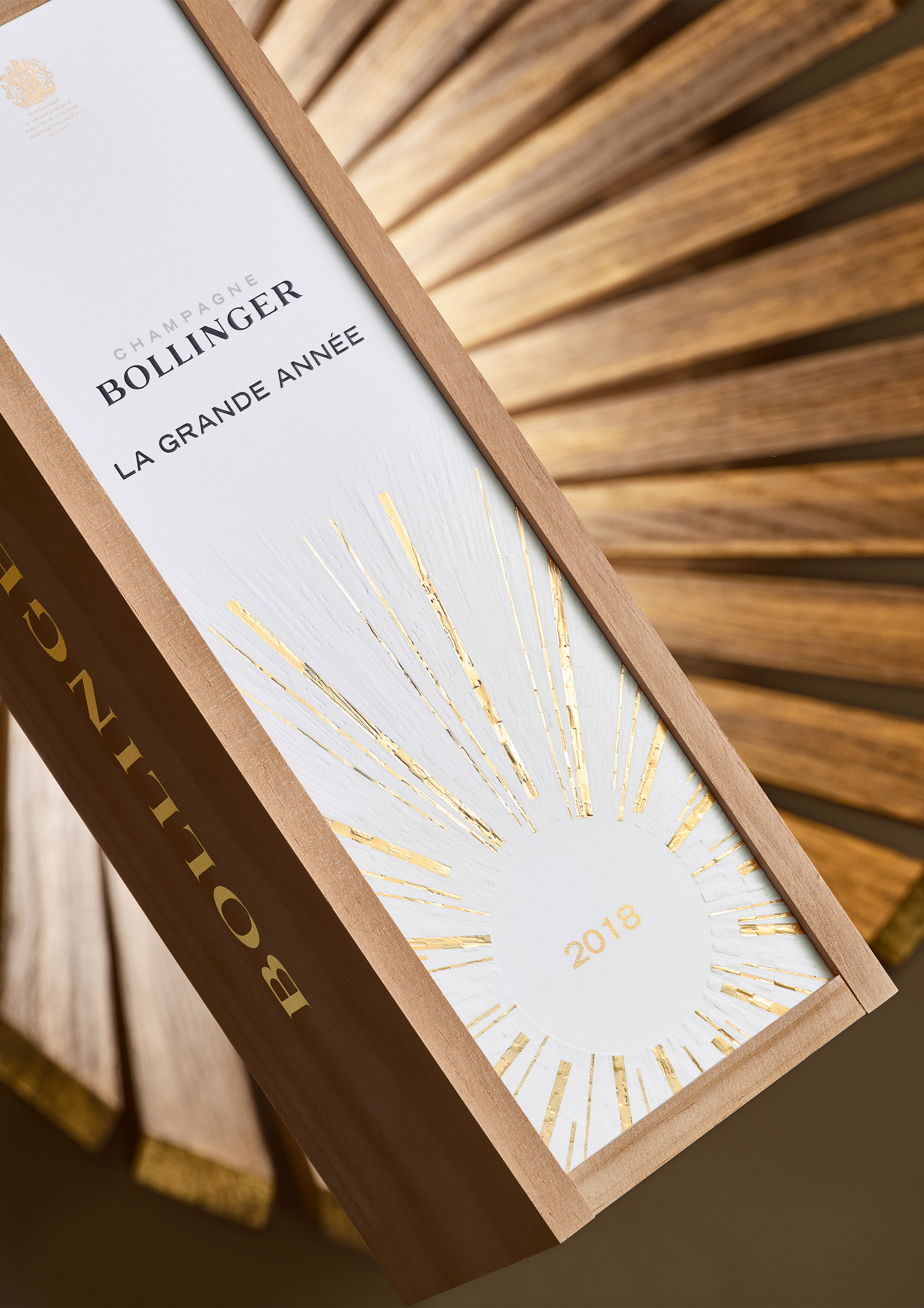 Partisan du Sens X Champagne Bollinger : Premium & luxury design agency. Packaging, Key-Visual, Box, Retail experience